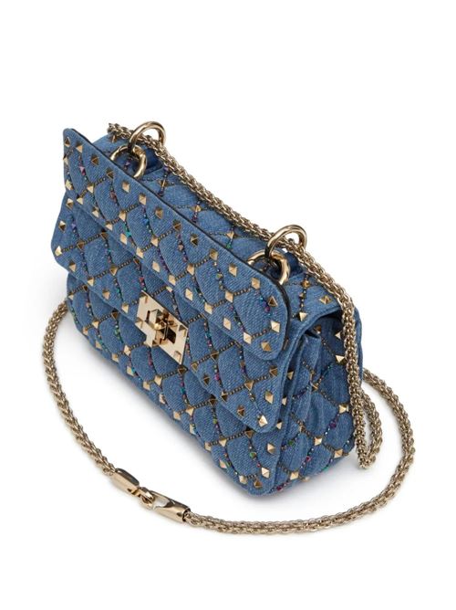 Blue stretch-cotton denim signature Rockstud Valentino Garavani | 4W2B0123ARNYG7